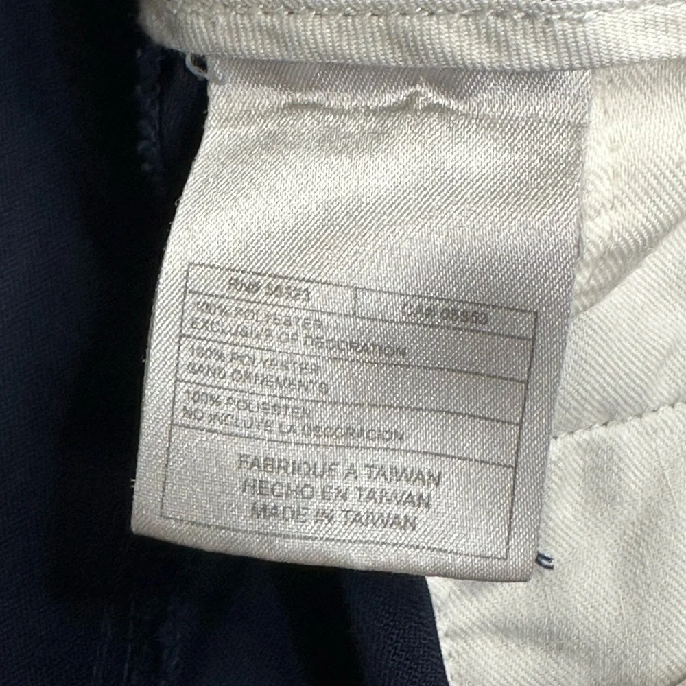 Nike Golf Dri-Fit Golf Shorts Size 34 Navy Blue With Blue‎ Logo